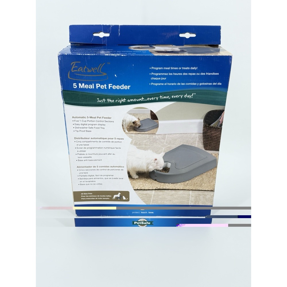PetSafe Automatic Pet Feeder 5 Meal Dog Cat 5 Day Programmable Brand New